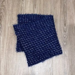 Chunky Vibrant Blue Infinity Scarf